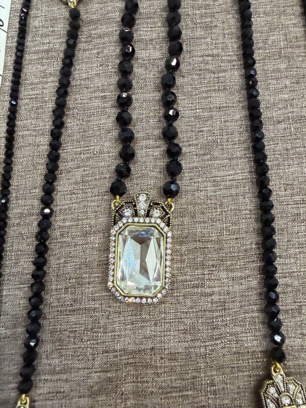 Heidi Daus The Deco Trilogy 3 Pc Necklace Set EUC - Picture 9 of 15